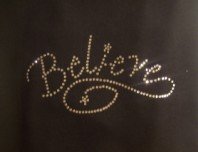 Believe Swarovski Bling