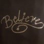 Believe Swarovski Bling
