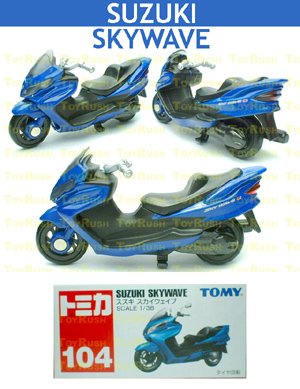 Tomy Tomica Diecast : #104 Suzuki Skywave (Last Piece)
