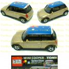 Tomy Tomica Lottery Series X : #L10-18 Mini Cooper Gold With Australia Flag Top