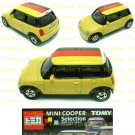 Tomy Tomica Lottery Series X : #L10-06 Mini Cooper Yellow With Germany Flag Top