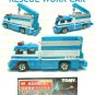 Tomy Tomica Lottery Series VII : #L7-12 Police Department Rescue Work Car (Last Piece)