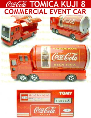 Tomy Tomica Lottery Series VIII : #L8-05 Coca Cola Commercial Event Car