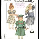 Simplicity 8818 girls vintage 1980s Toddlers beret and Party Dress Pattern Size 6 UNCUT Simplicity 8818 girls vintage 1980s Toddlers beret and Party Dress Pattern Size 6 UNCUT