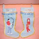Vintage Christmas Stockings 1960s? FREE SHIPPING!!!