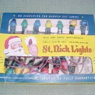 Vintage St. Nick Lights HY-G Products Los Angeles FREE SHIPPING!!!