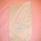 Vintage Cloth Bag Grass Seed Johnson Seed Chicago FREE SHIPPING!!!