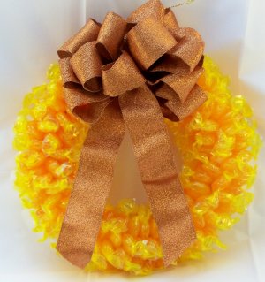 Candy - Butterscotch Candy Wreath