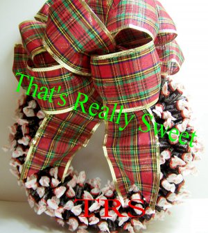 Candy - Tootsie Roll Candy Wreath