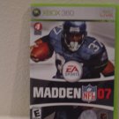 XBOX 360 Madden NFL 2007