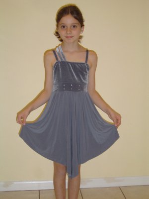 Grey Dance Costume Size Small 6-7