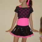Pink&Black Dance Costume SIze small 6-7
