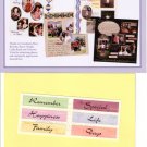 Creative Memories "Thanks To You" Titles Page Kit