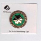 Girl Scout Membership Star Pin plus Special Year 2000 Millennium Disc Backing
