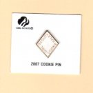 Girl Scout Cookie Activity Sale- Girl Cookies Pin- White 2007