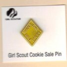 Girl Scout Cookie Activity Sale- Girl Cookies Pin- Yellow 2000