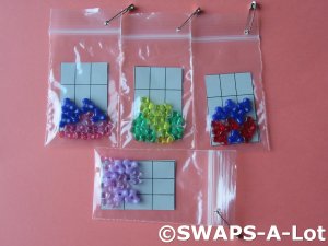 Mini Tic-Tac-Toe Game in a Bag SWAPS Kit Girl Kids Scout makes 25