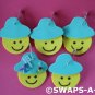 Mini Junior Smiles w/Bucket Hat  SWAPS Kit for Girl Kids Scout makes 25
