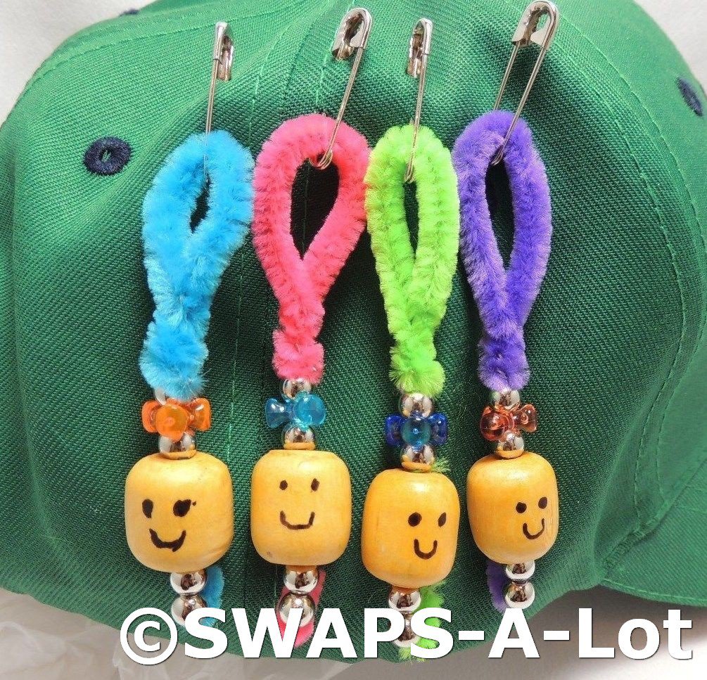 Mini Beaded Friend SWAPS Kit for Girl Kids Scout makes 25