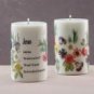 Prayer Flower Candle