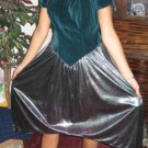 GREEN METALLIC Party Dress MERMAID punk new wave 80s SM