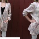 ~ Vtg 80s PASTEL BOYFRIEND BLaZeR Jacket SHiny SML