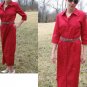 TALBOTS Long Summer SHIRT DRESS Buttons RED NWT NEW 6