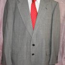 BARRY Gray Worsted Wool Blazer Sportcoat Metro Chic 44