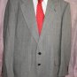 BARRY Gray Worsted Wool Blazer Sportcoat Metro Chic 44