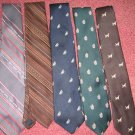 STRAWBRIDGE lot of 5 cravat TIE bow necktie