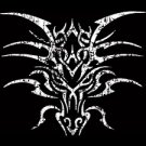 Dragon Face Distressed  -  Large