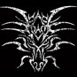 Dragon Face Distressed  -  Medium