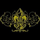 Fleur De Lis ~ Gold Foil - Medium