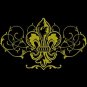 Fleur De Lis ~ Gold Foil - Medium