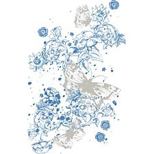 Butterflies ~ Metallic Silver - Extra Large