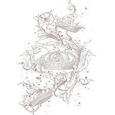 Crowns ~ Metallic Silver - Medium