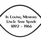 Vehicle Window "In Loving Memory"