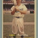 1957 Topps # 45 CARL FURILLO Brooklyn Dodgers EX