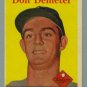 1958 Topps # 244 DON DEMETER Dodgers VG