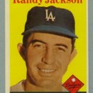 1958 Topps # 301 RANDY JACKSON Dodgers VG - EX