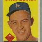 1958 Topps # 305 CLEM LABINE Dodgers VG
