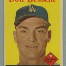 1958 Topps # 401 DON BESSENT Dodgers