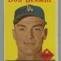 1958 Topps # 401 DON BESSENT Dodgers