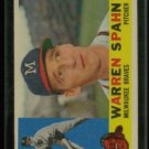 Vintage 1960 Topps # 445 Warren Spahn Braves HOF