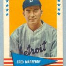 1961 Fleer # 125 Fred Marberry Washington Senators