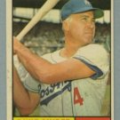 Vintage 1961 Topps # 443 Duke Snider Dodgers HOF
