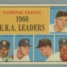1961 Topps NL ERA Leaders # 45 McCORMICK -- DRYSDALE HOF EX