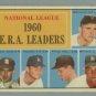 1961 Topps NL ERA Leaders # 45 McCORMICK -- DRYSDALE HOF EX