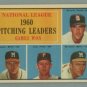 1961 Topps NL Pitching Leaders # 47 BROGLIO -- SPAHN HOF