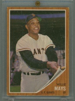 1962 Topps # 300 Willie Mays Giants HOF